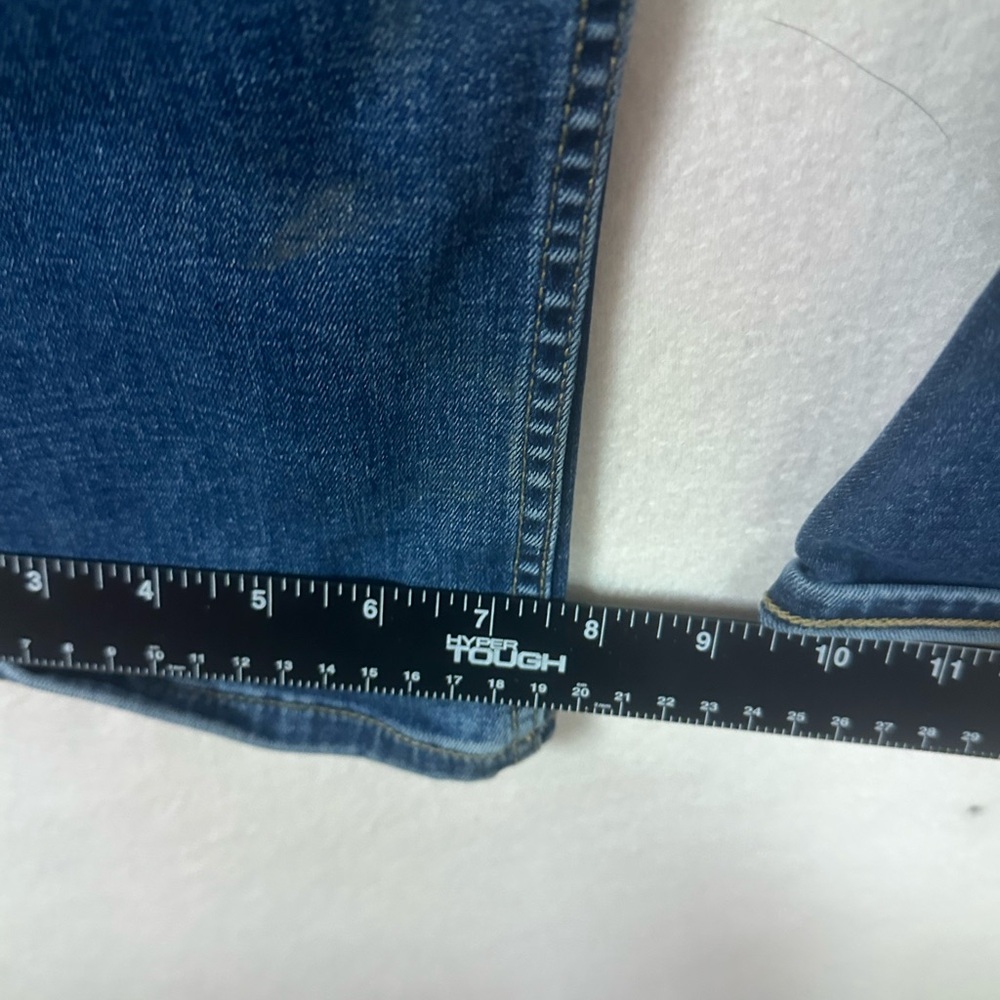 Old Navy Jeans - Mens 33 x 32 - Blue - Straight Built In Flex - Distressed - Picture 6 of 9
